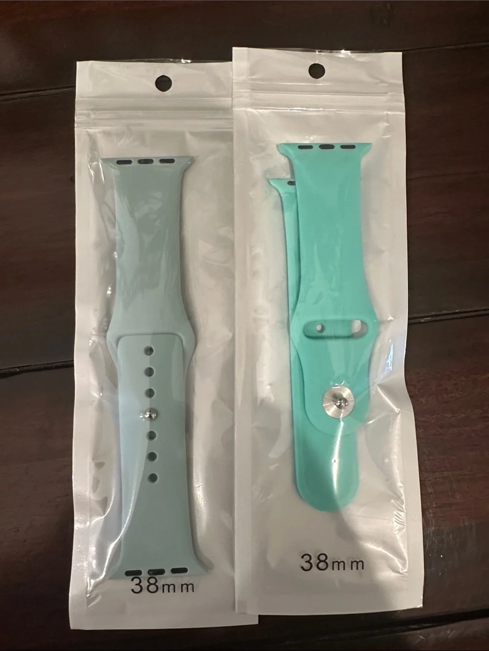 Silicone Watch Band for 38mm Smartwatch - Mint Green
